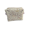 The Everyday Case - Corn Meadow Mini Quilted Makeup Bag / Boxy Zip Pouch