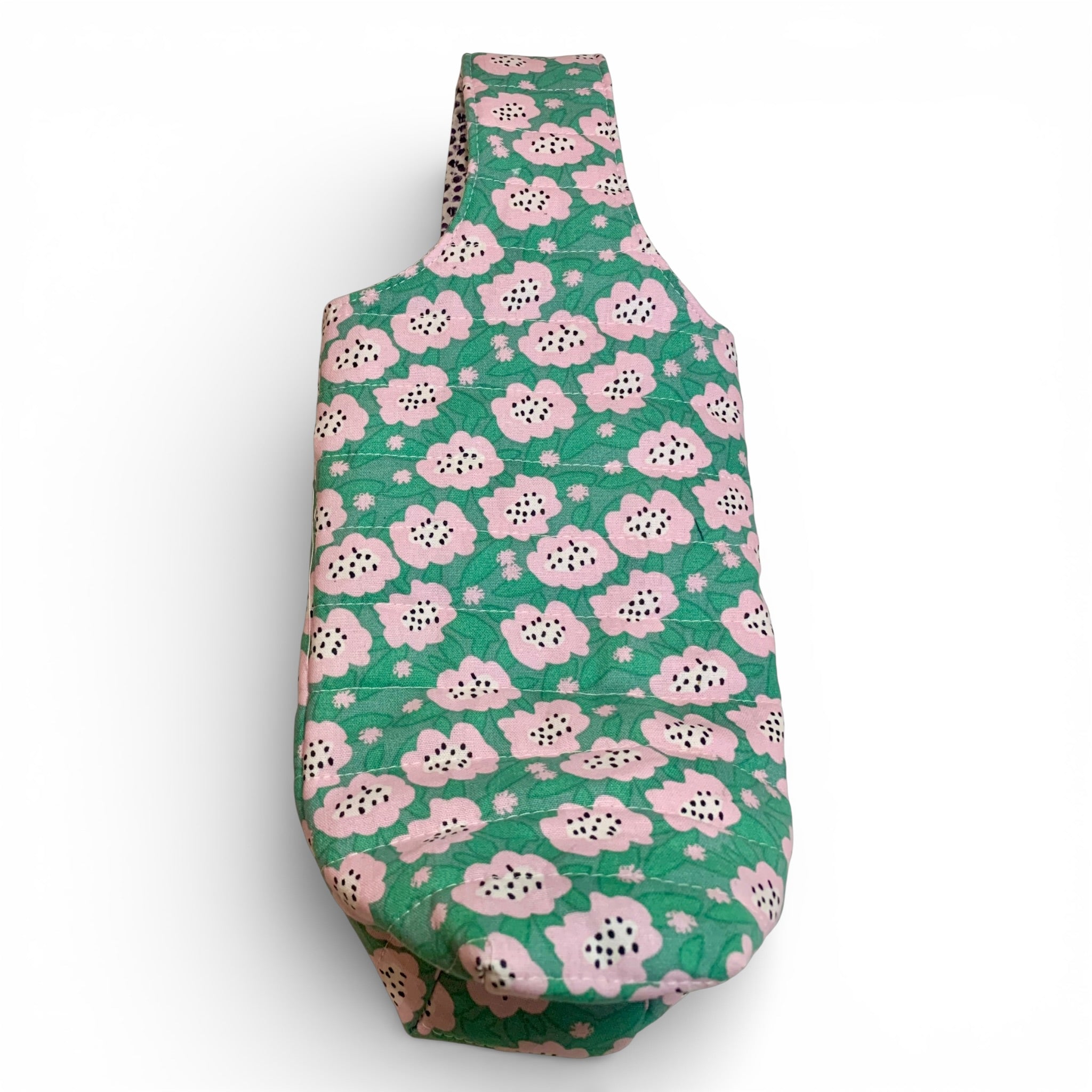 Jade Quilted Bottle Gift Bag