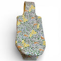 Mustard Floral Quilted Bottle Gift Bag