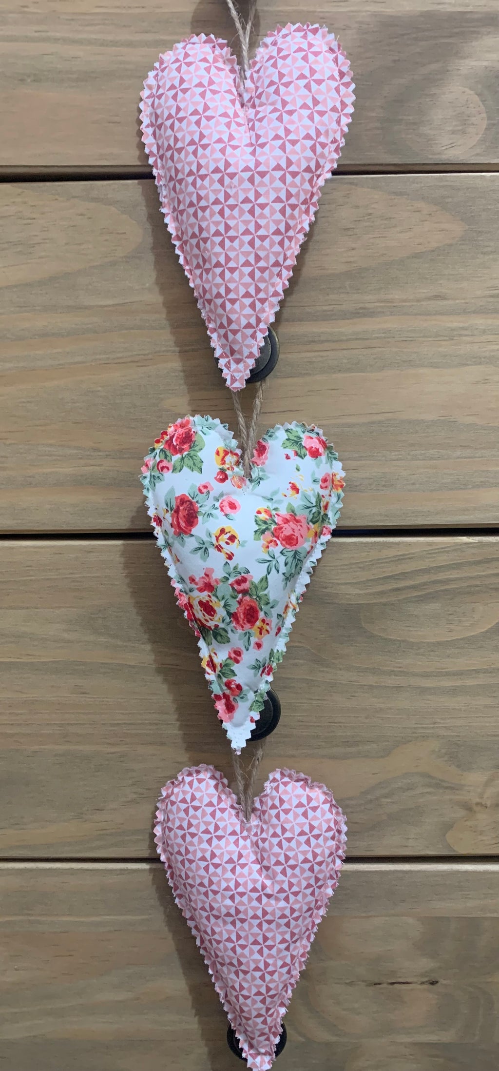 'Claire' Hanging Heart Trio - Set of 3