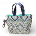 Blue Jade Diamonds Tiny Tote