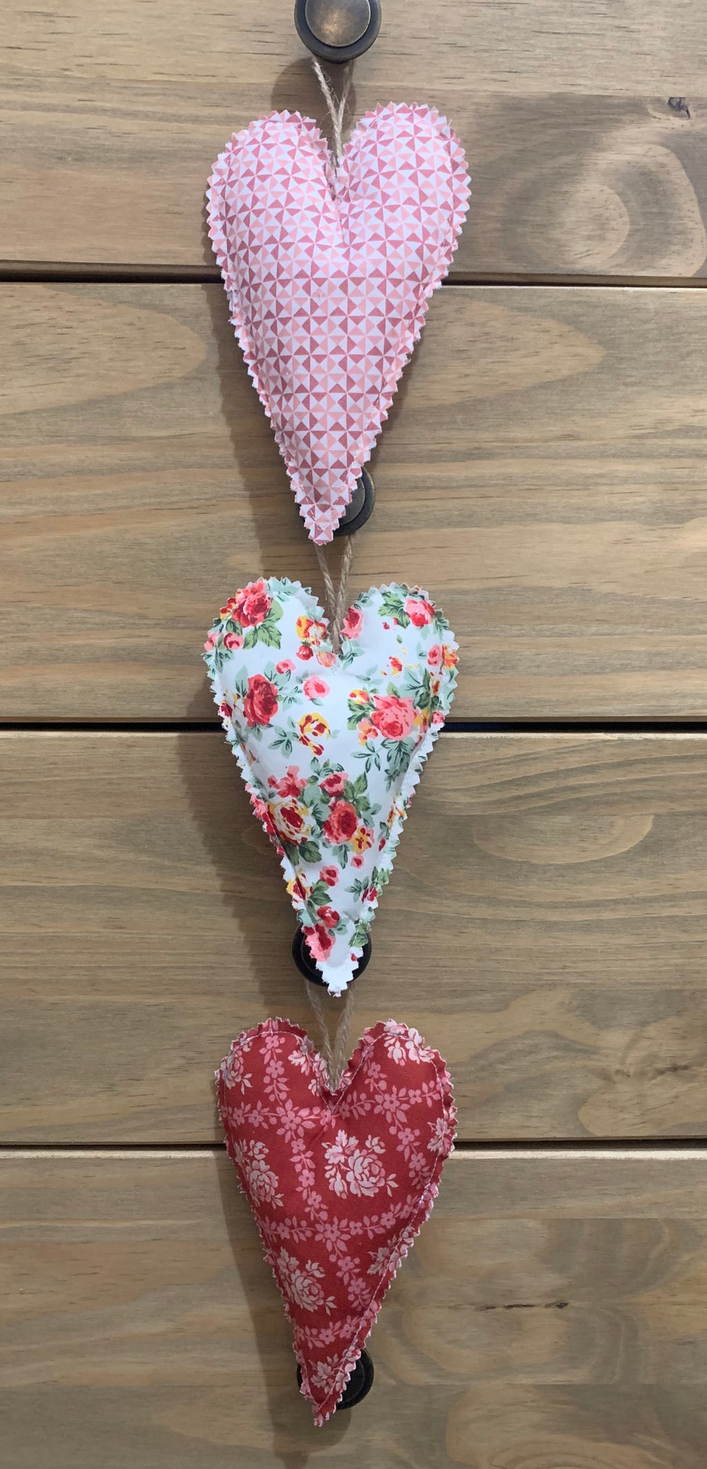 'Claire' Hanging Heart Trio - Set of 3