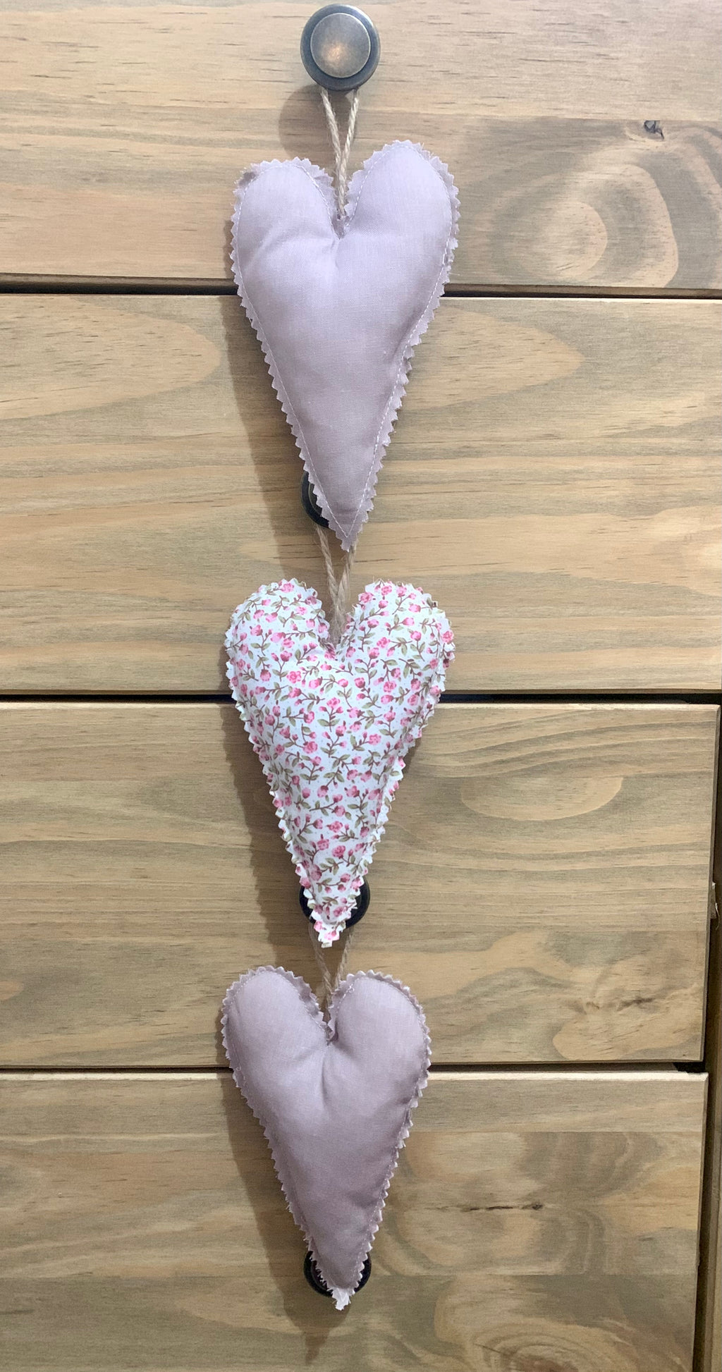 'Léonie' Hanging Heart Trio - Set of 3