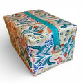 Jade Gold Peacocks Boxy Quilted Makeup Case