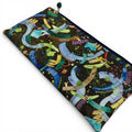 Geometric Earth Pencil & Glasses Case - Quilted Zip Pouch