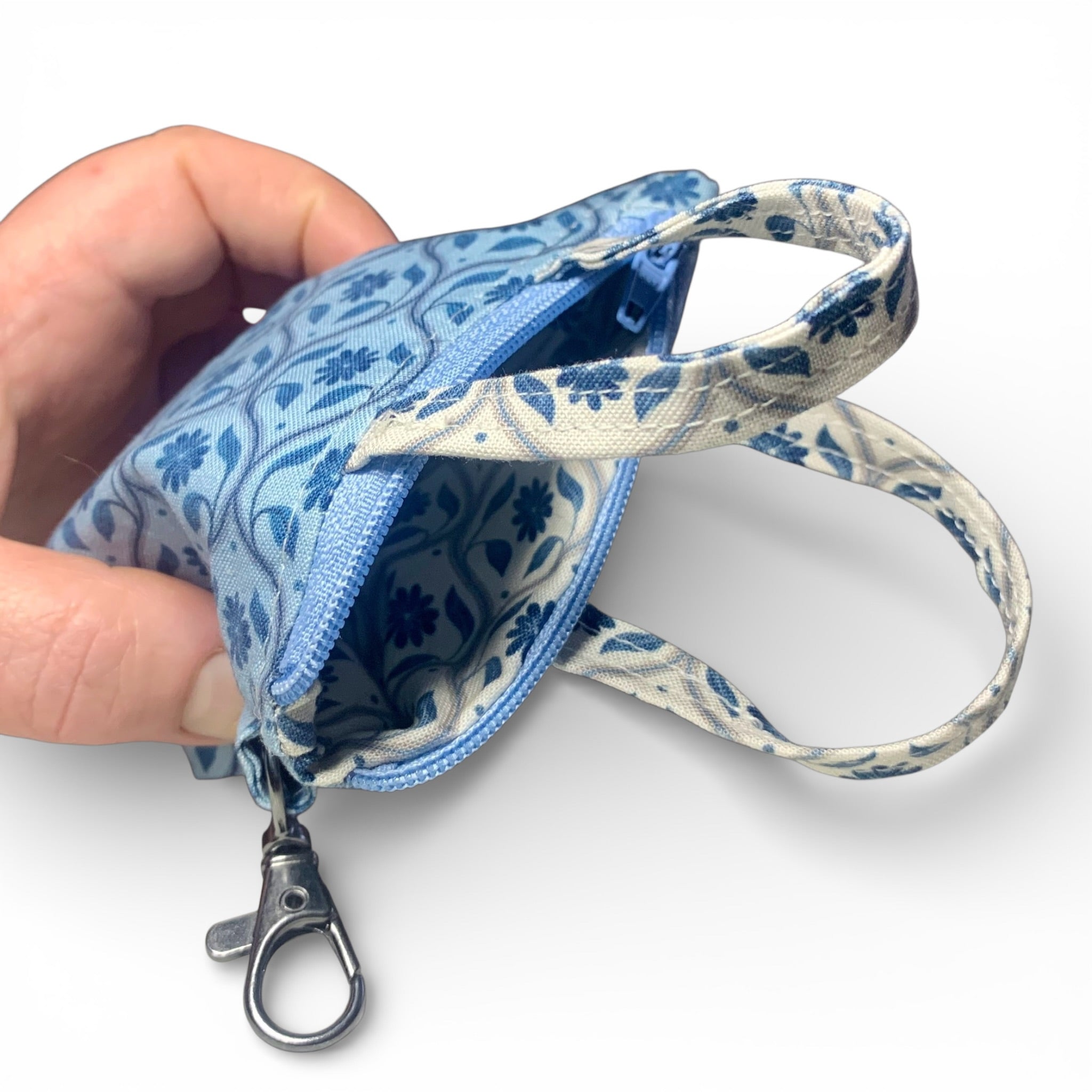 China Blue Floral Tiny Tote