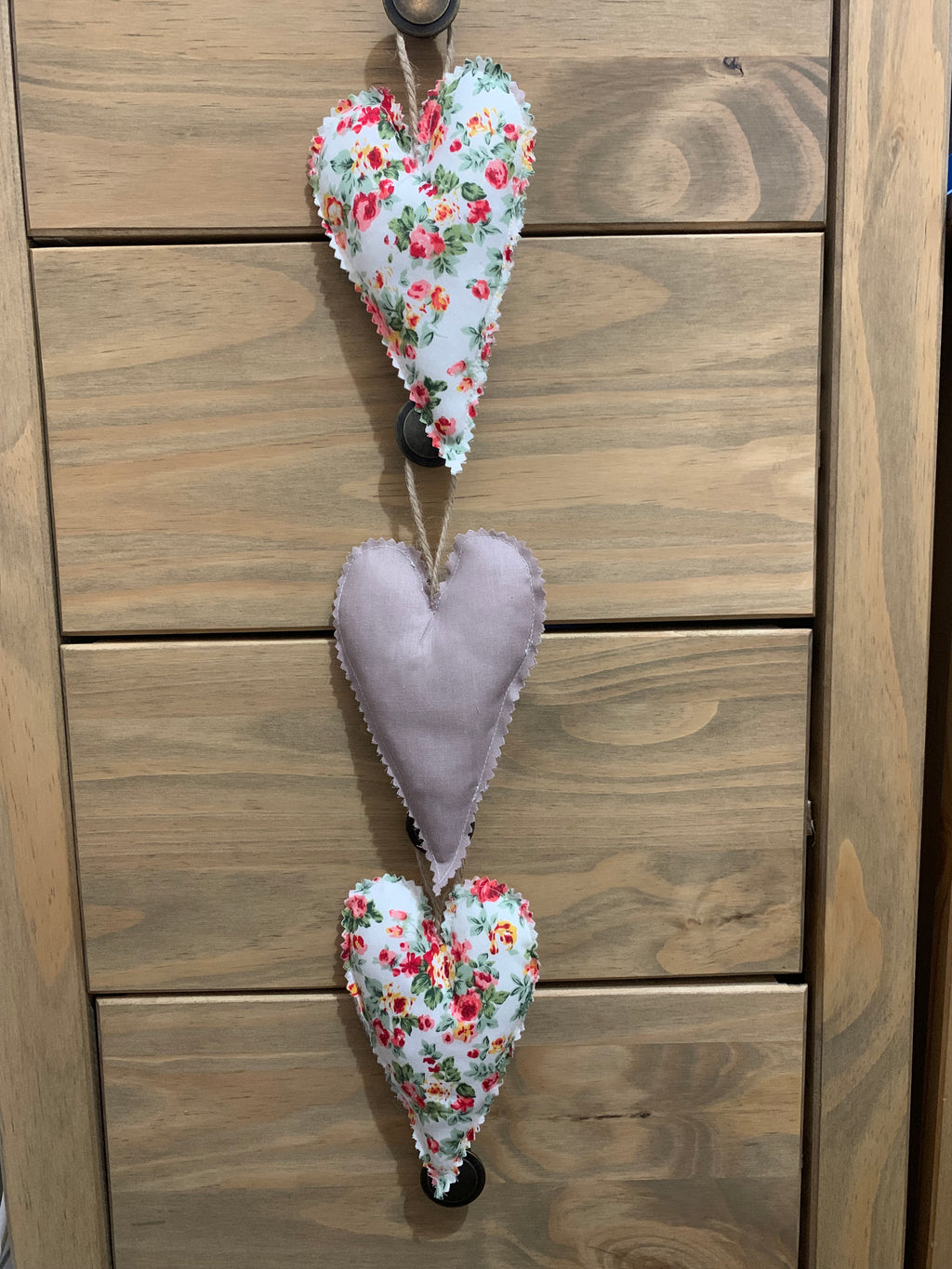'Brigitte' Hanging Heart Trio - Set of 3