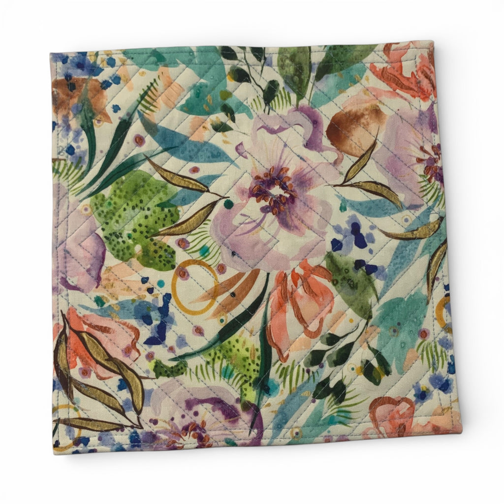 Mini Quilt - Pine Forest Flowers