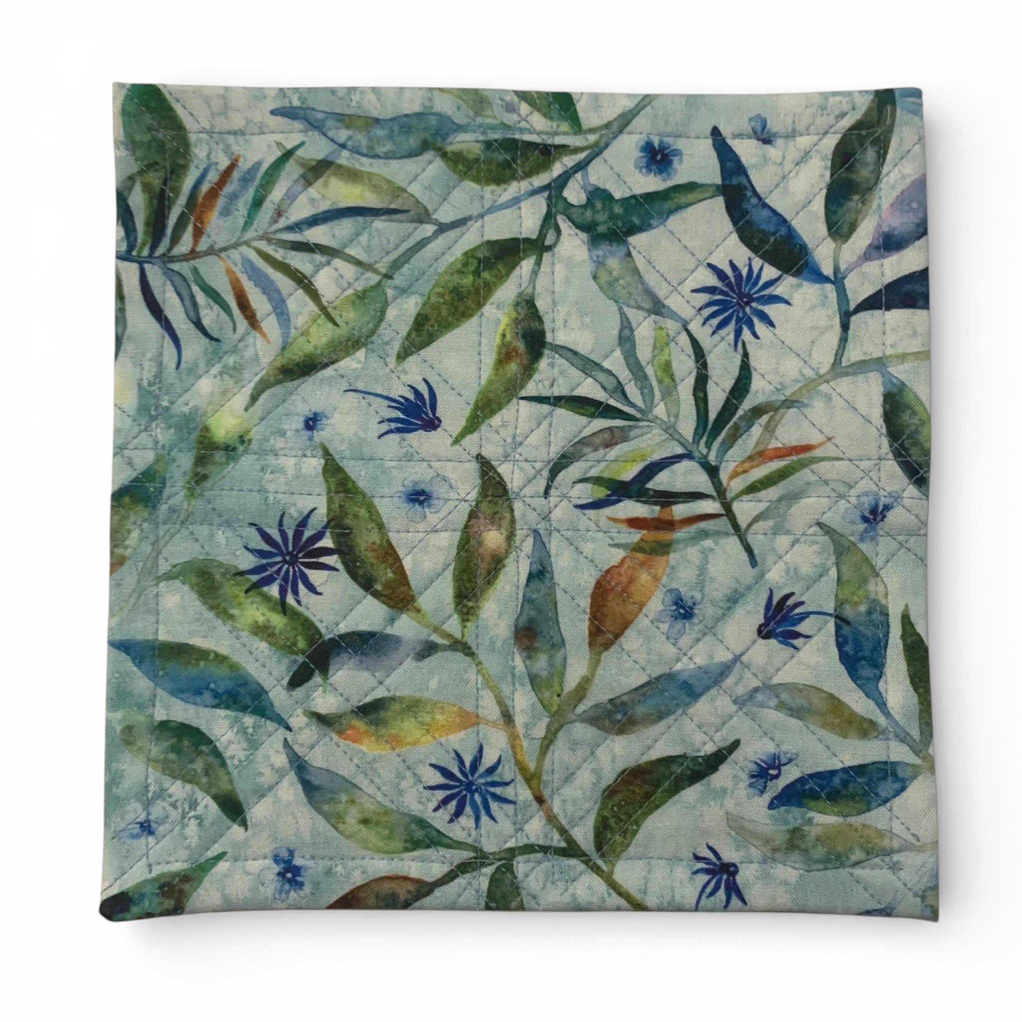 Mini Quilt - Lakeside Water