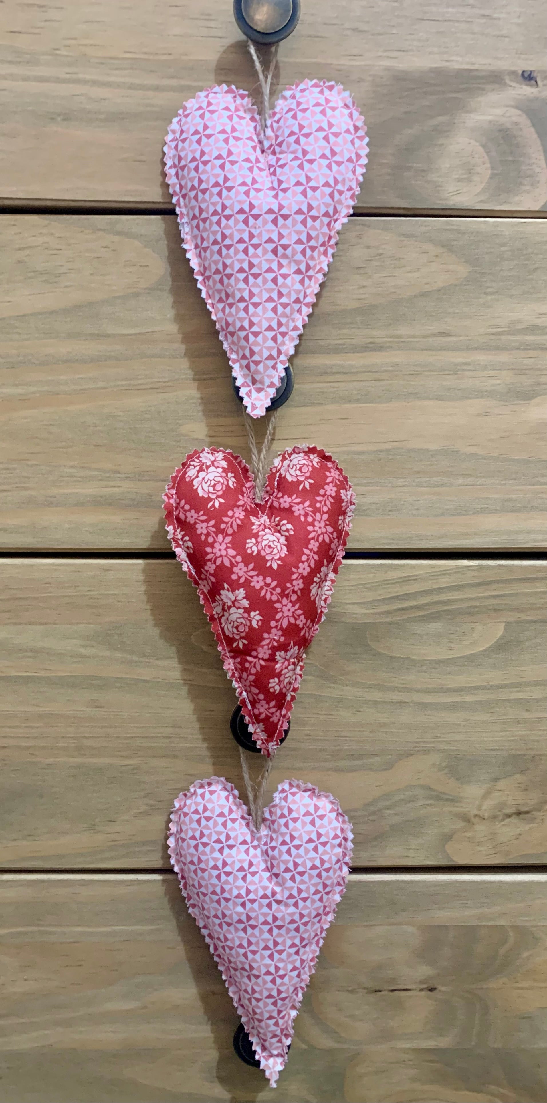 'Claire' Hanging Heart Trio - Set of 3