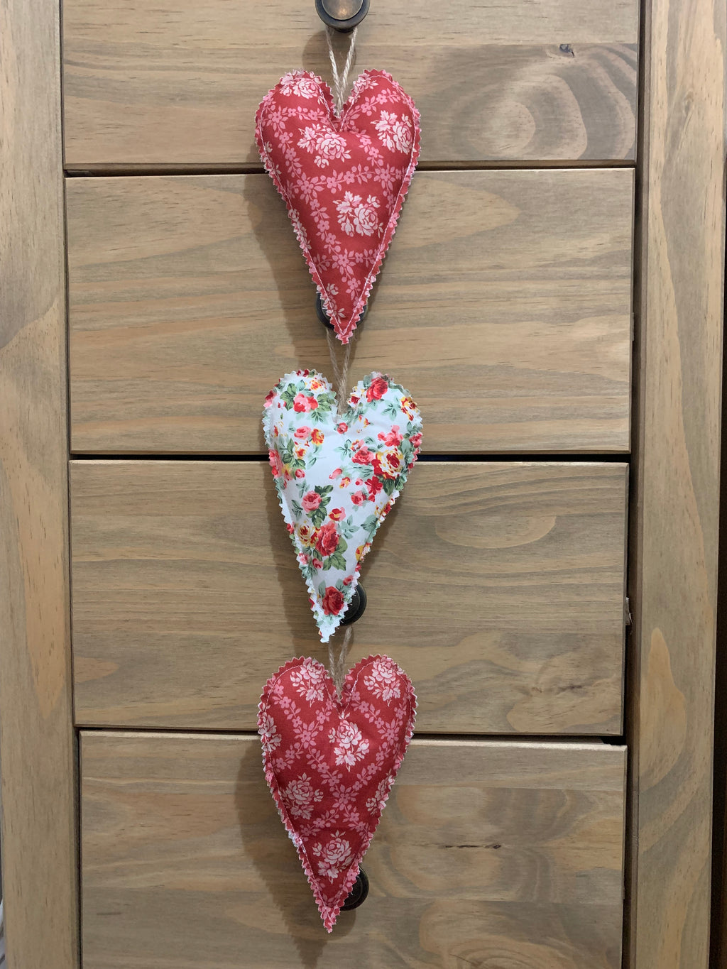 'Elodie' Hanging Heart Trio - Set of 3