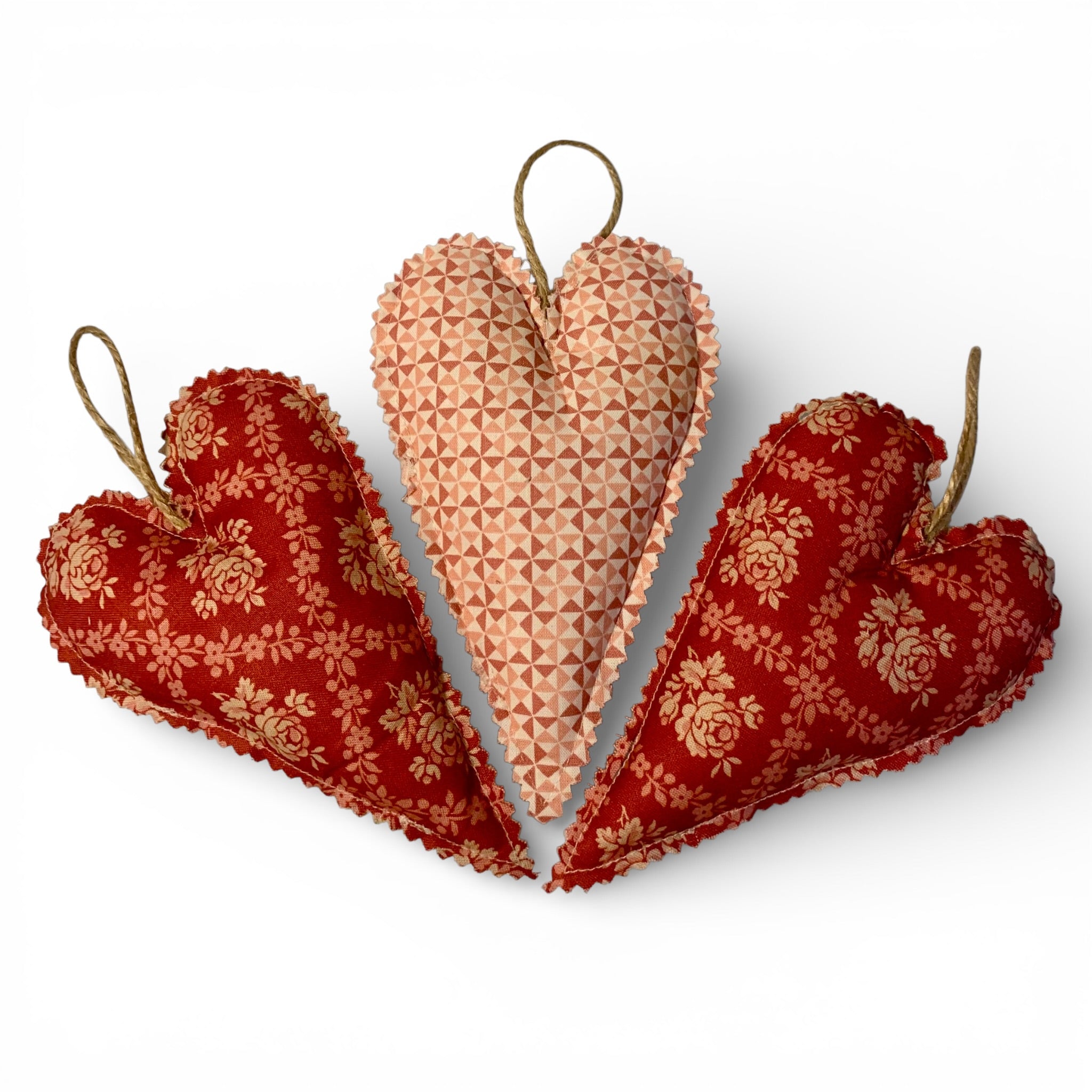 'Claire' Hanging Heart Trio - Set of 3