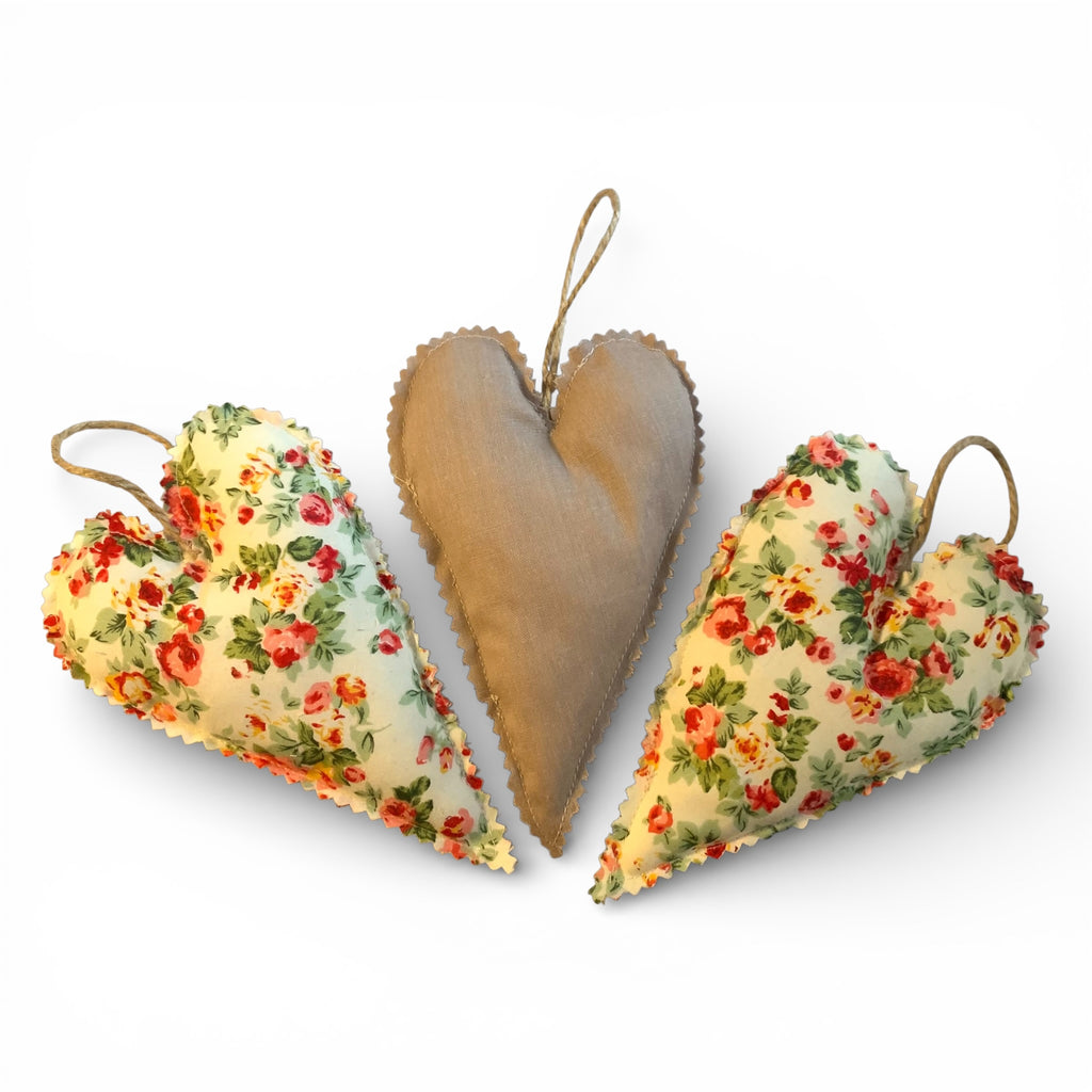 'Brigitte' Hanging Heart Trio - Set of 3