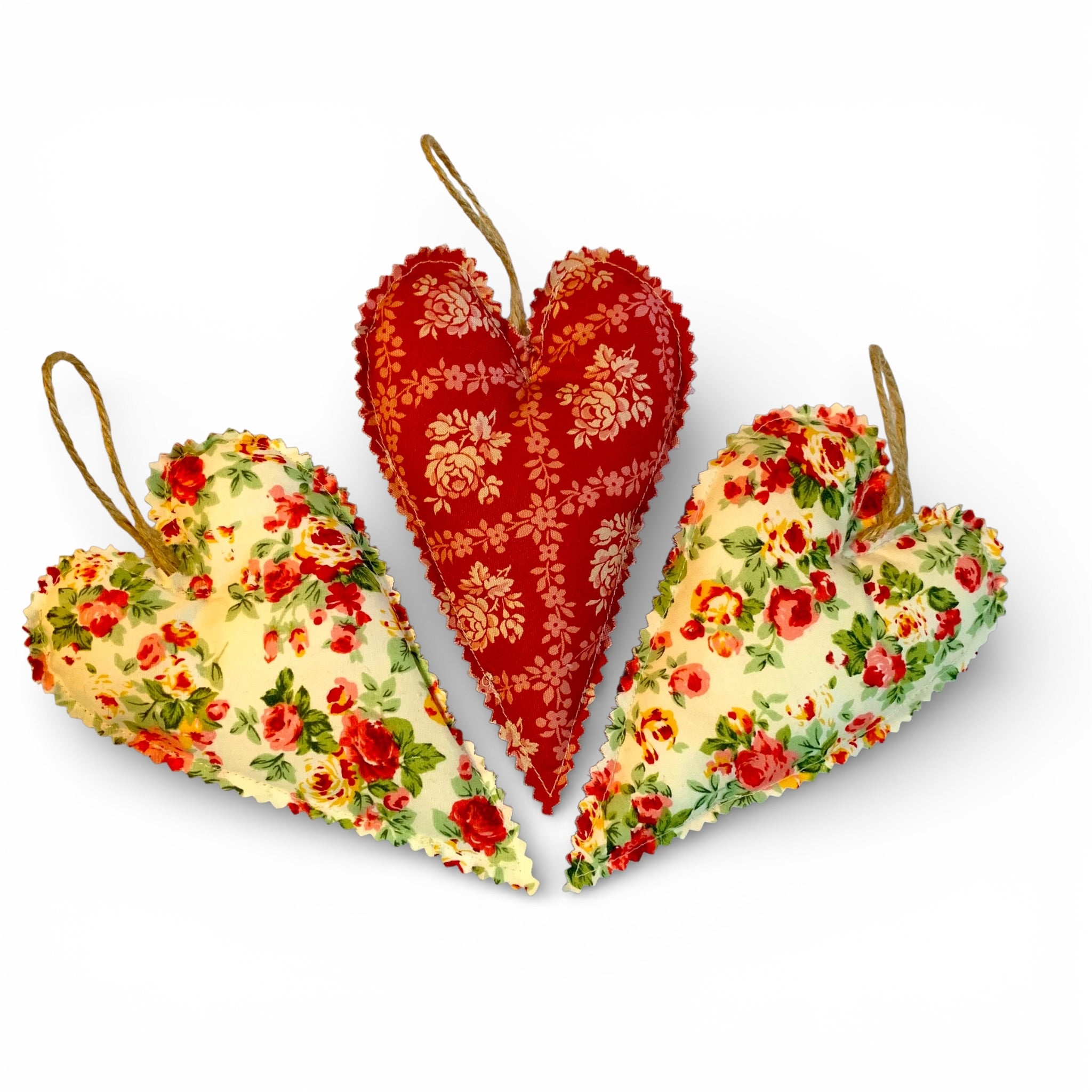 'Elodie' Hanging Heart Trio - Set of 3