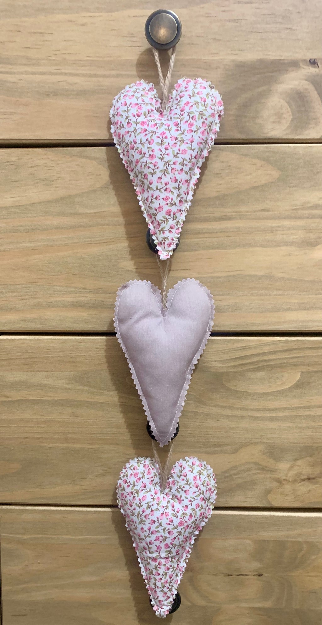 'Léonie' Hanging Heart Trio - Set of 3