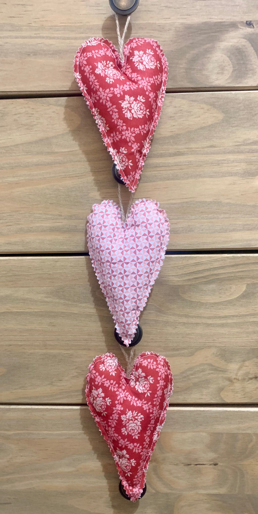 'Margaux' Hanging Heart Trio - Set of 3
