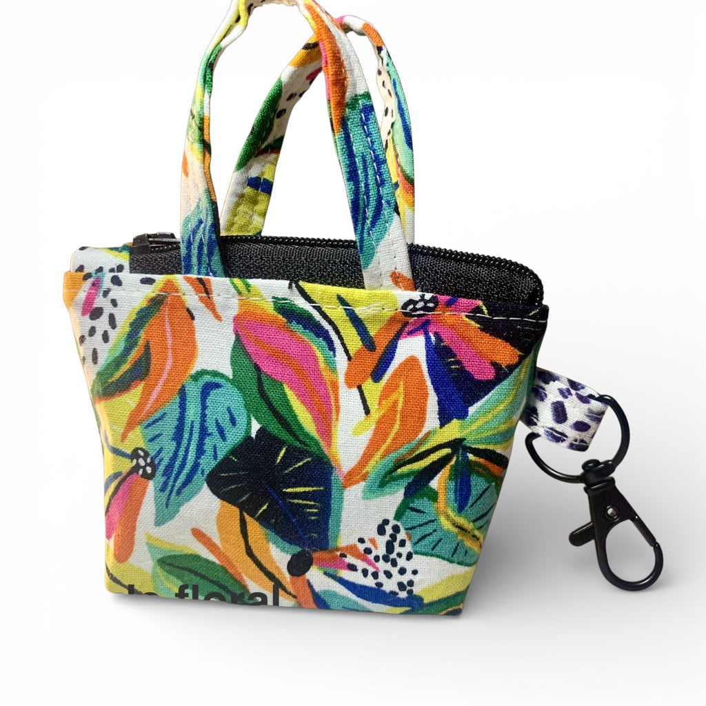 Jungle Floral Tiny Tote