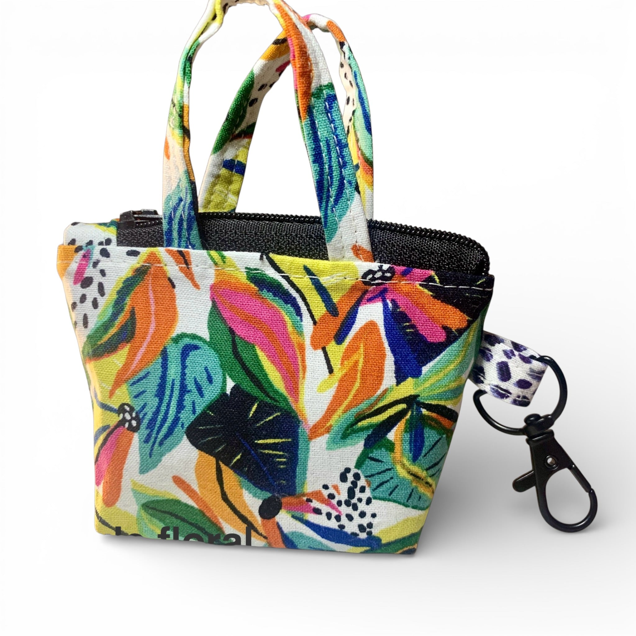 Jungle Floral Tiny Tote