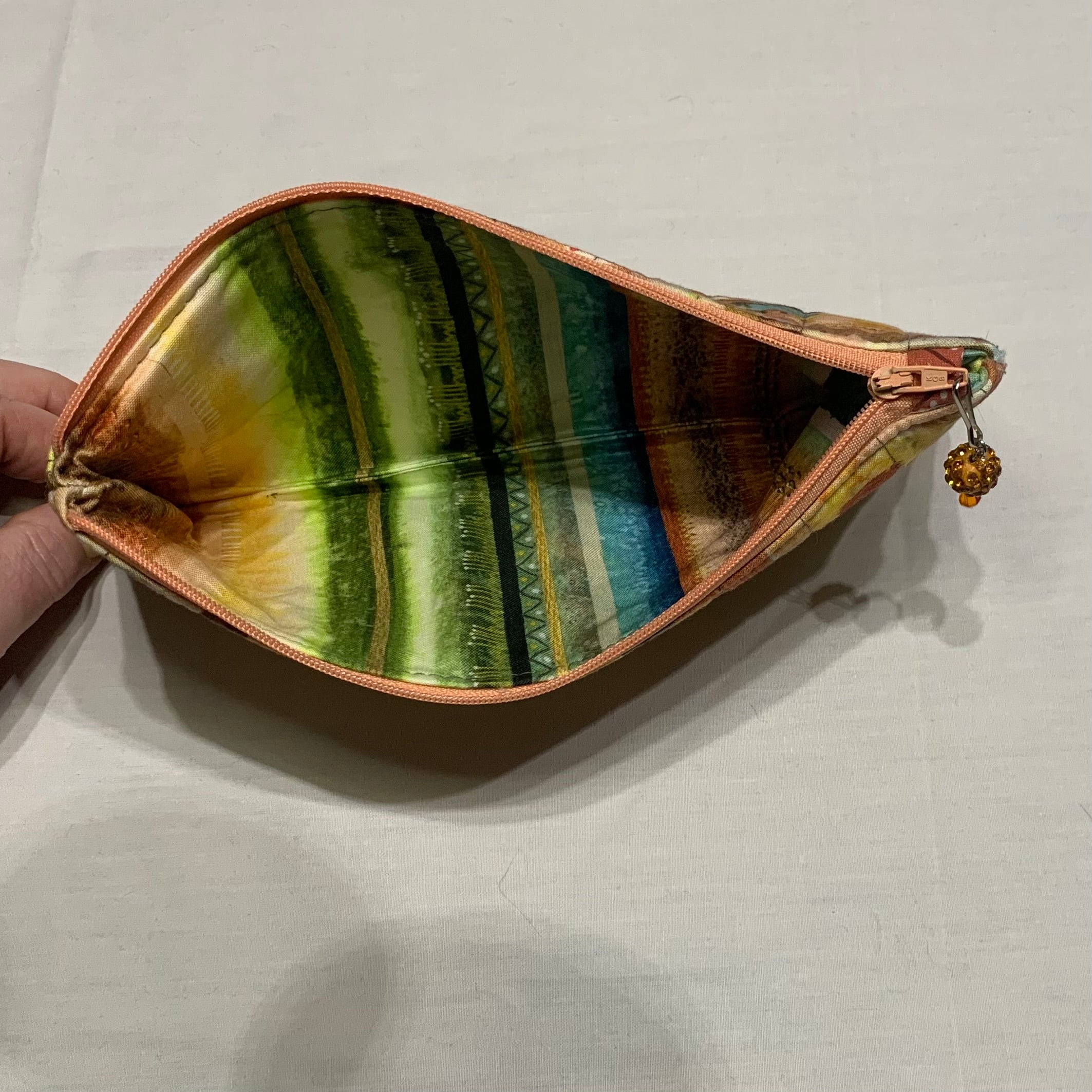 Nature's Graffiti Pencil & Glasses Case - Quilted Zip Pouch