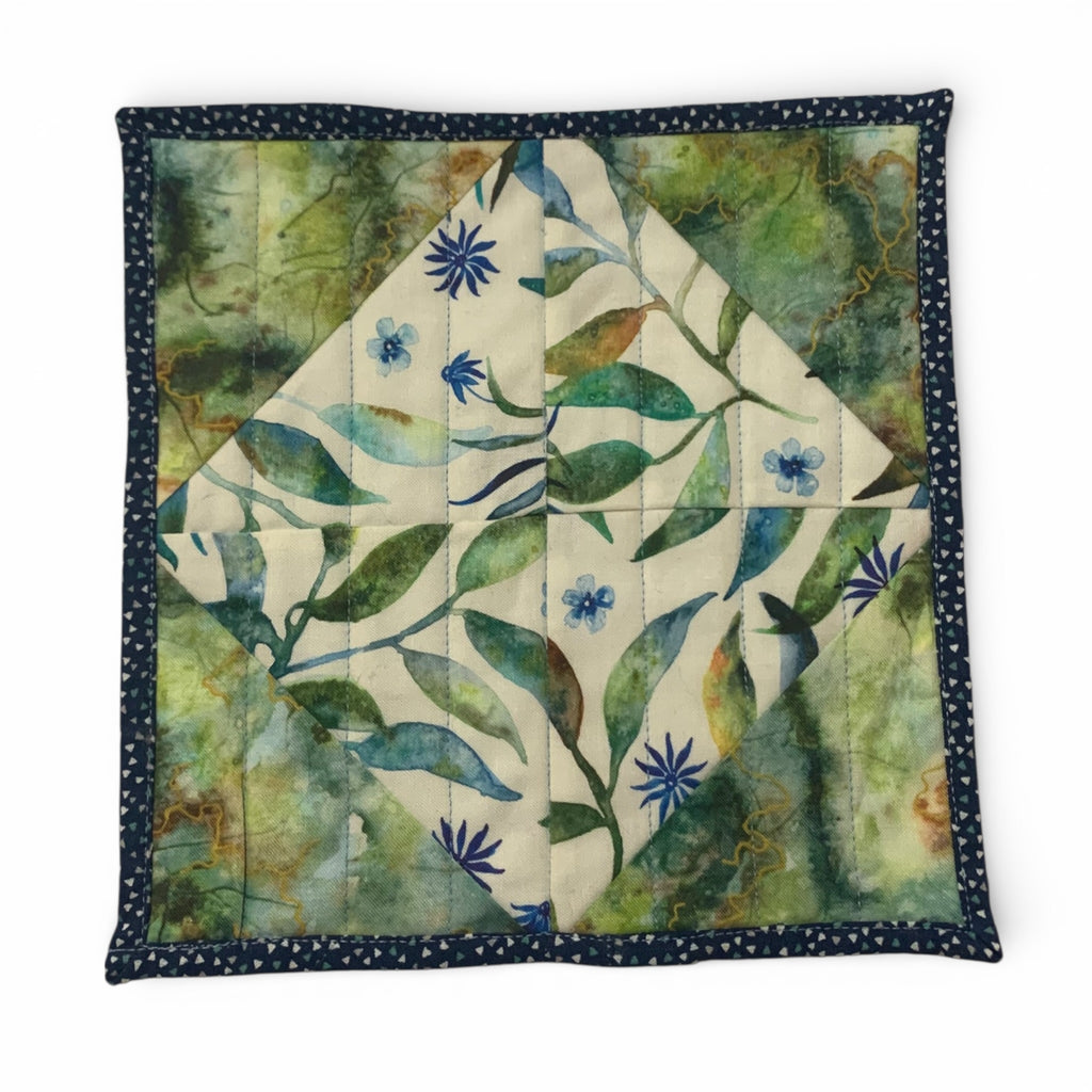 Mini Quilt - Forest Flowers