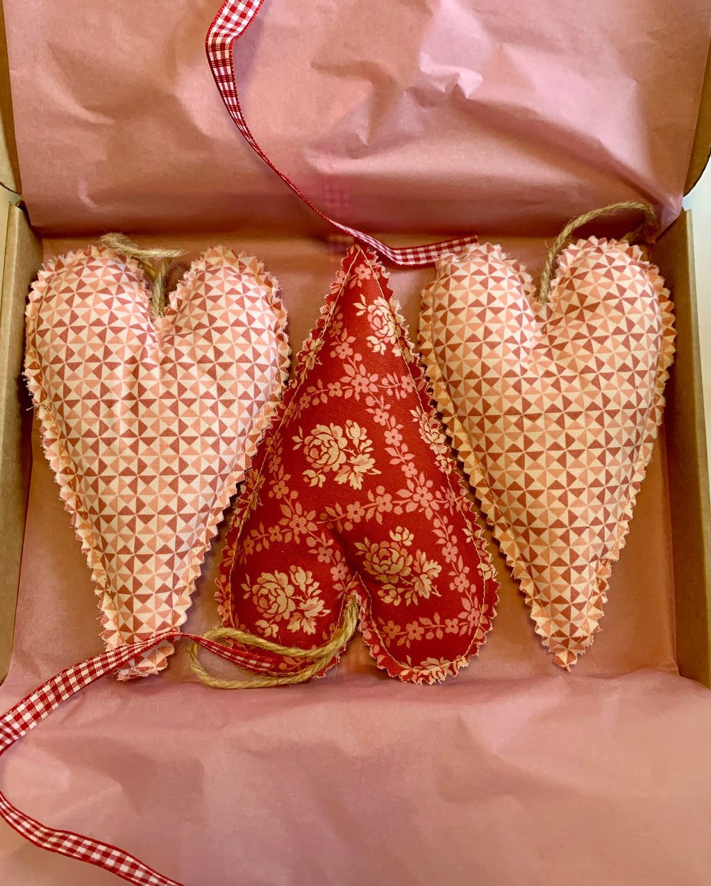 'Margaux' Hanging Heart Trio - Set of 3