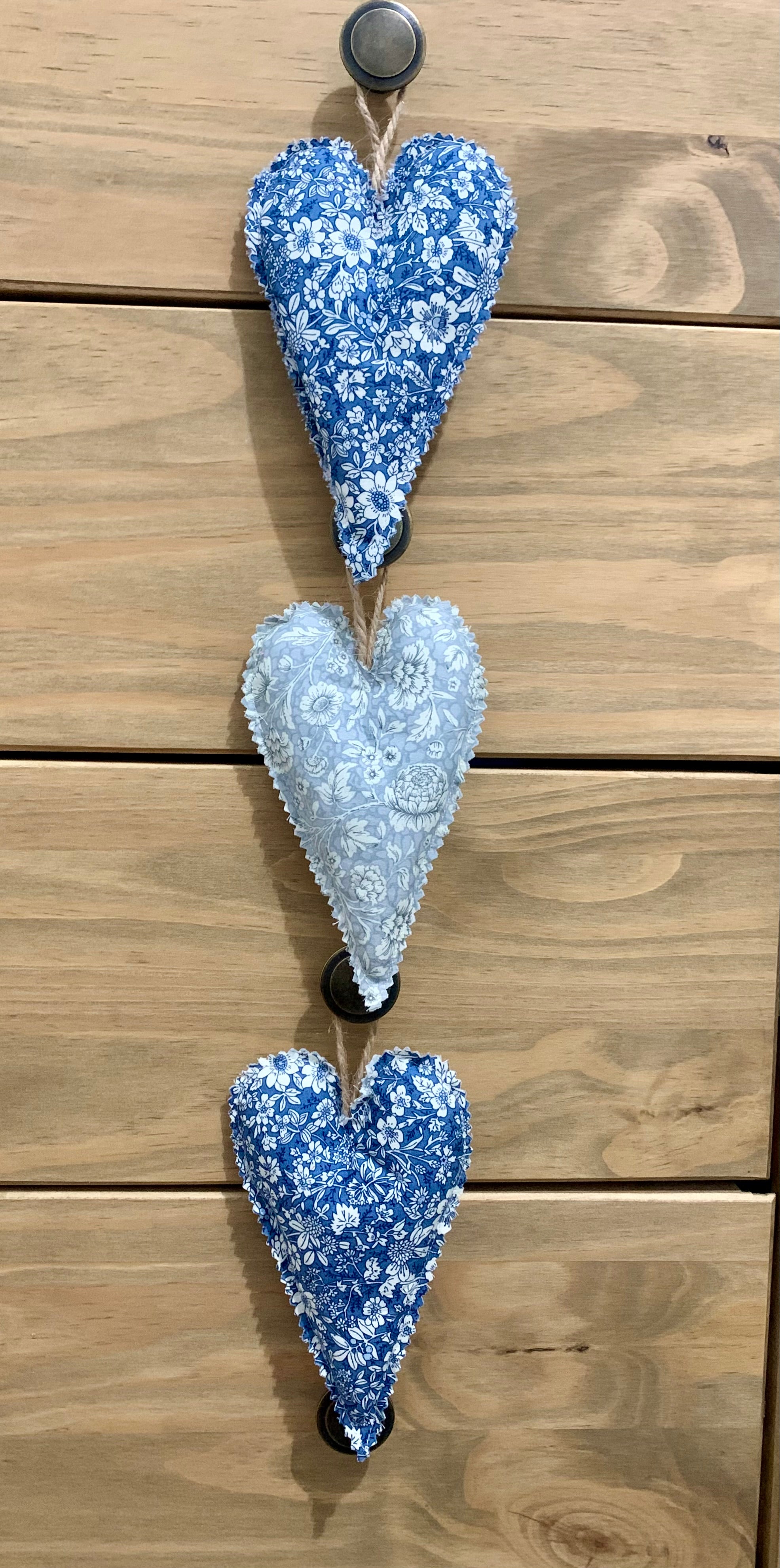 'Inès' Hanging Heart Trio - Set of 3