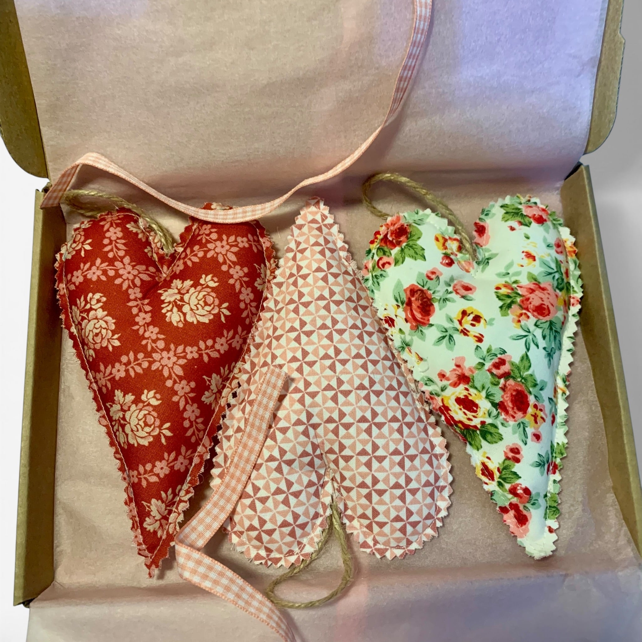 'Claire' Hanging Heart Trio - Set of 3