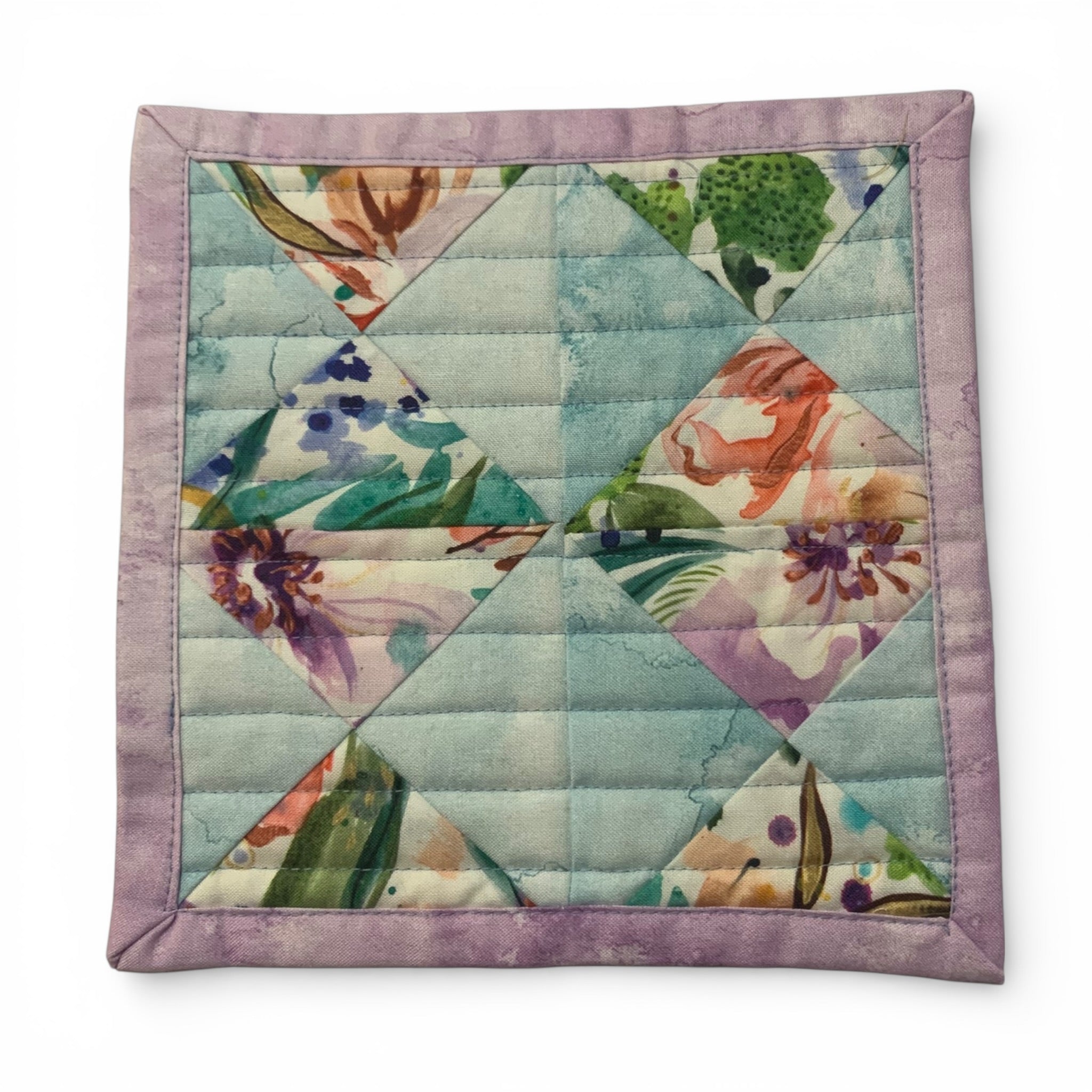 Mini Quilt - Lavender Sky